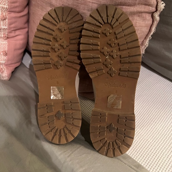 Madewell Cream Loafers with Brown Soles - Picture 3 of 3